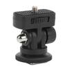 Monitor Ball Head 180 Degrees Adjustable Mini Monitor Accessories with Cold Shoe 1 4 Screw Interface