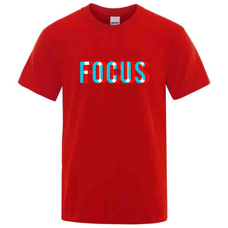 Summer Mens Tshirt High Quality 100 Cotton Loose Focus Print Men Top Casual Loose Oneck Men Short Sleeve Tshirt Male Tees
