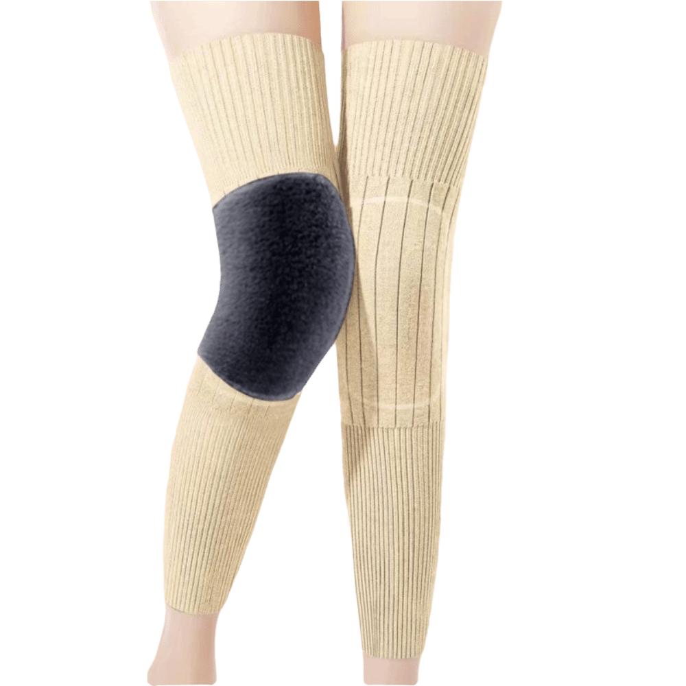 Elastic Thick Knee Protector Windproof Thermal Leg Warmers Old Cold Legs