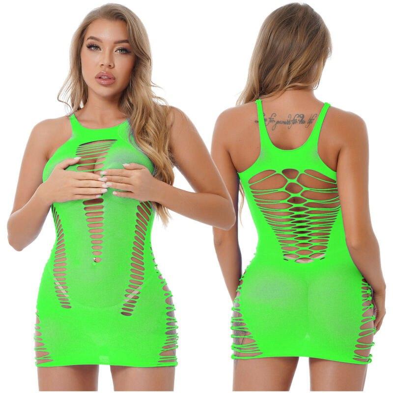 Сексуальное облегающее платье Babydolls, дышащее удобное ажурное мини-платье, клубная женская одежда