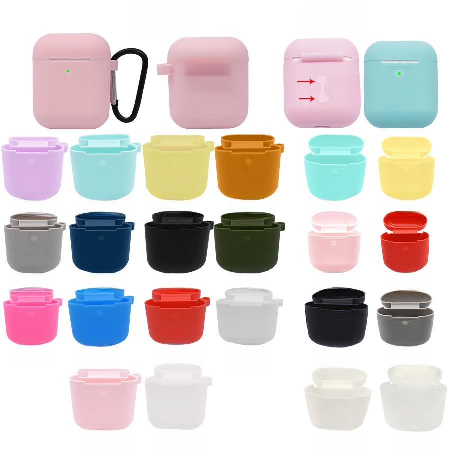 Совместимый силиконовый защитный чехол для наушников i9, i11, i12 и AirPods 2-го поколения