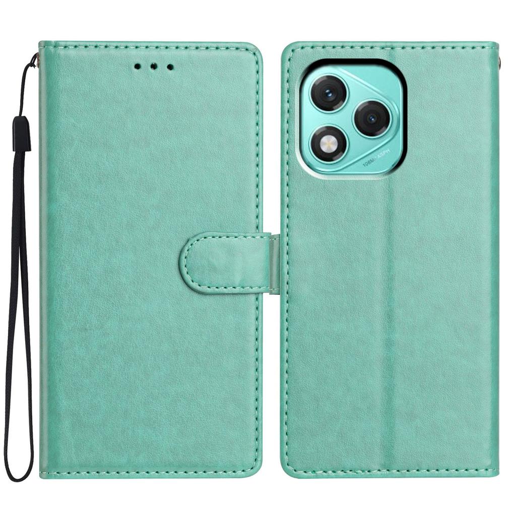 For Honor 400 Lite 5G Leather Case Wallet Stand Phone Cover with Handy Strap
