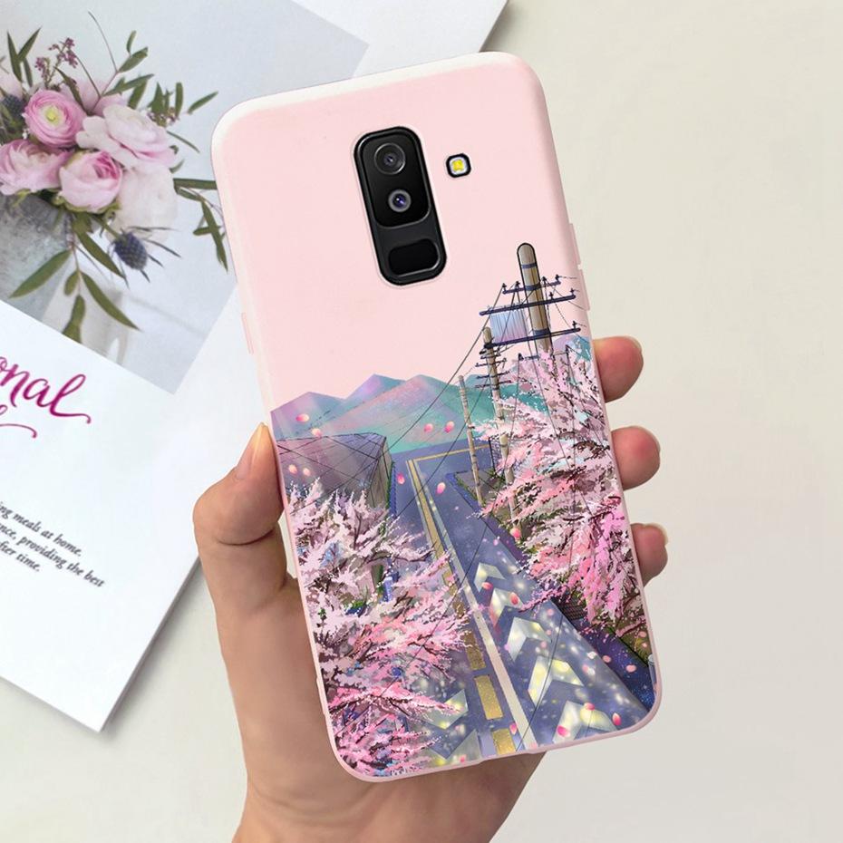 Модный чехол для Samsung Galaxy A6 Plus 2018 Мягкая силиконовая ТПУ задняя крышка для Samsung A6 2018 A 6 A6+ A6plus Чехлы для телефона