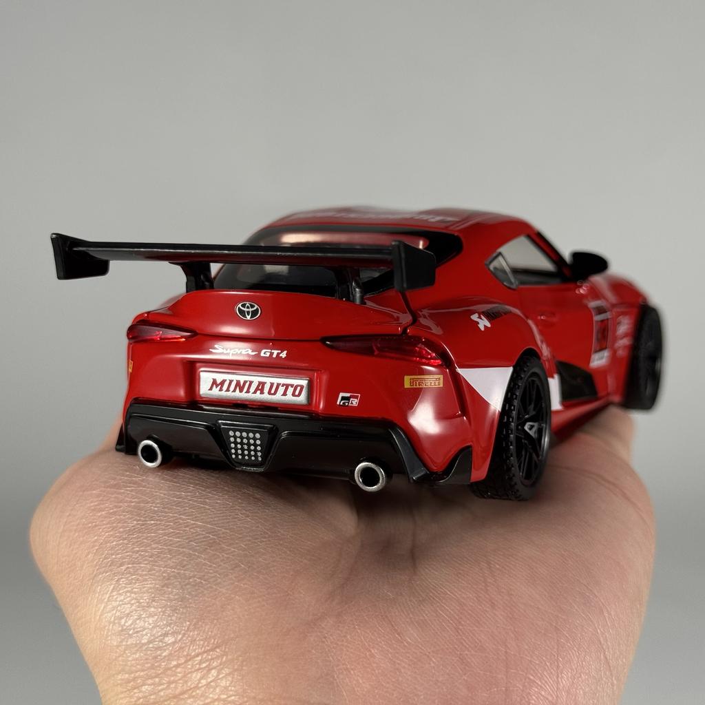 1:32 Toyota Supra GT4 GR Track Version Supercar Alloy Metal Diecast Model Car Home Trendy And Desktop Display Ornaments Birthday