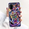 Цельный чехол с рисунком аниме для Samsung Galaxy S20 FE S21 S10 Note 20 Ultra S9 Plus S8 10 Lite S10e 9, черный чехол для телефона