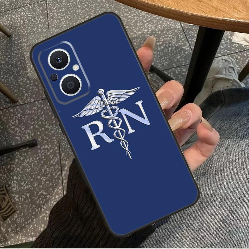 Чехол для OPPO Reno 11F 12F 13F 14F 8T 10 11 12 13 14 Pro 8 7 Lite OPPO Find X8 X6 X5 X9 Pro с рисунком 'Медсестра Медицинское Здоровье Сердце'