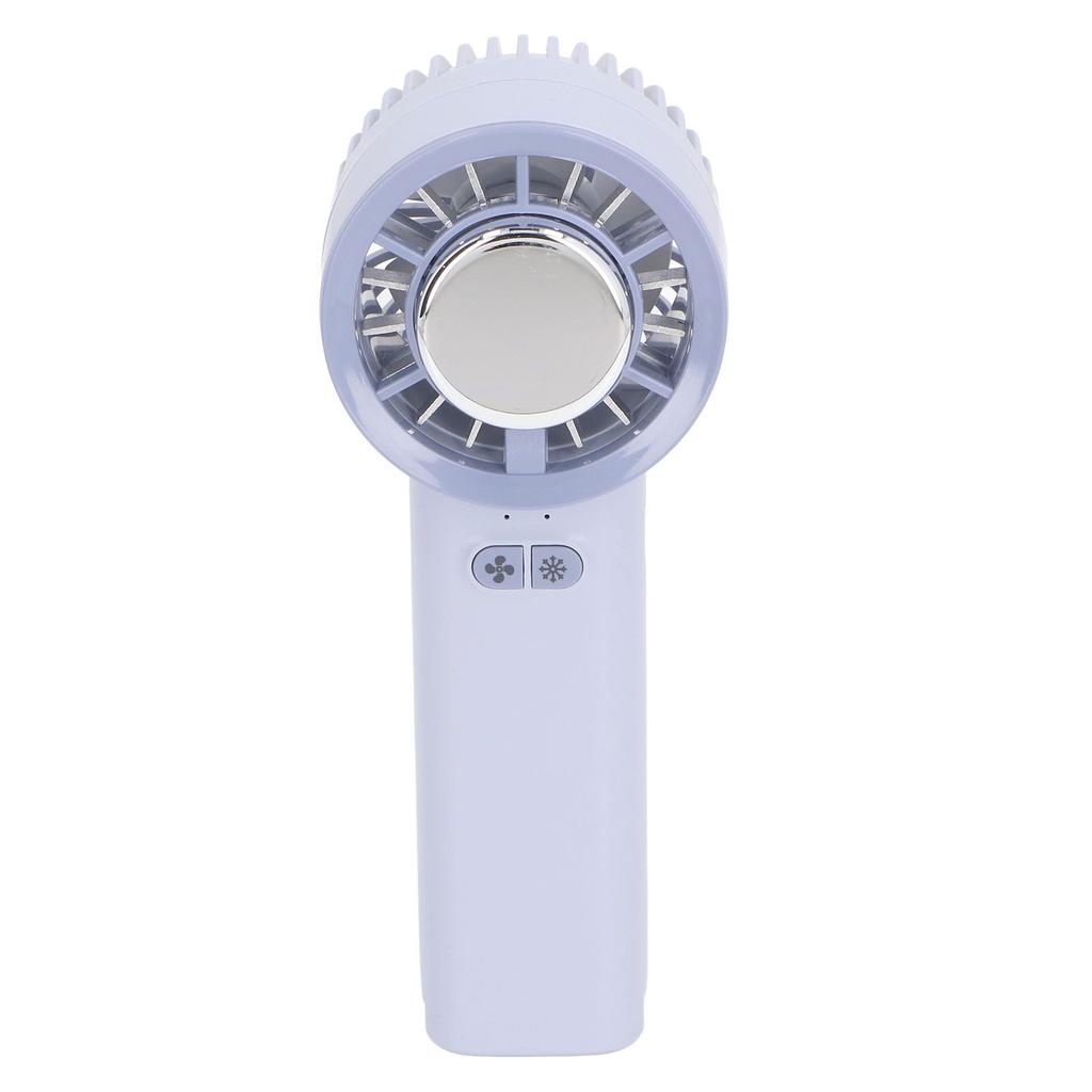 Handheld Cooling Fan 3 Speeds Rechargeable Portable Semiconductor Mini Desk Fan with Cold Compress