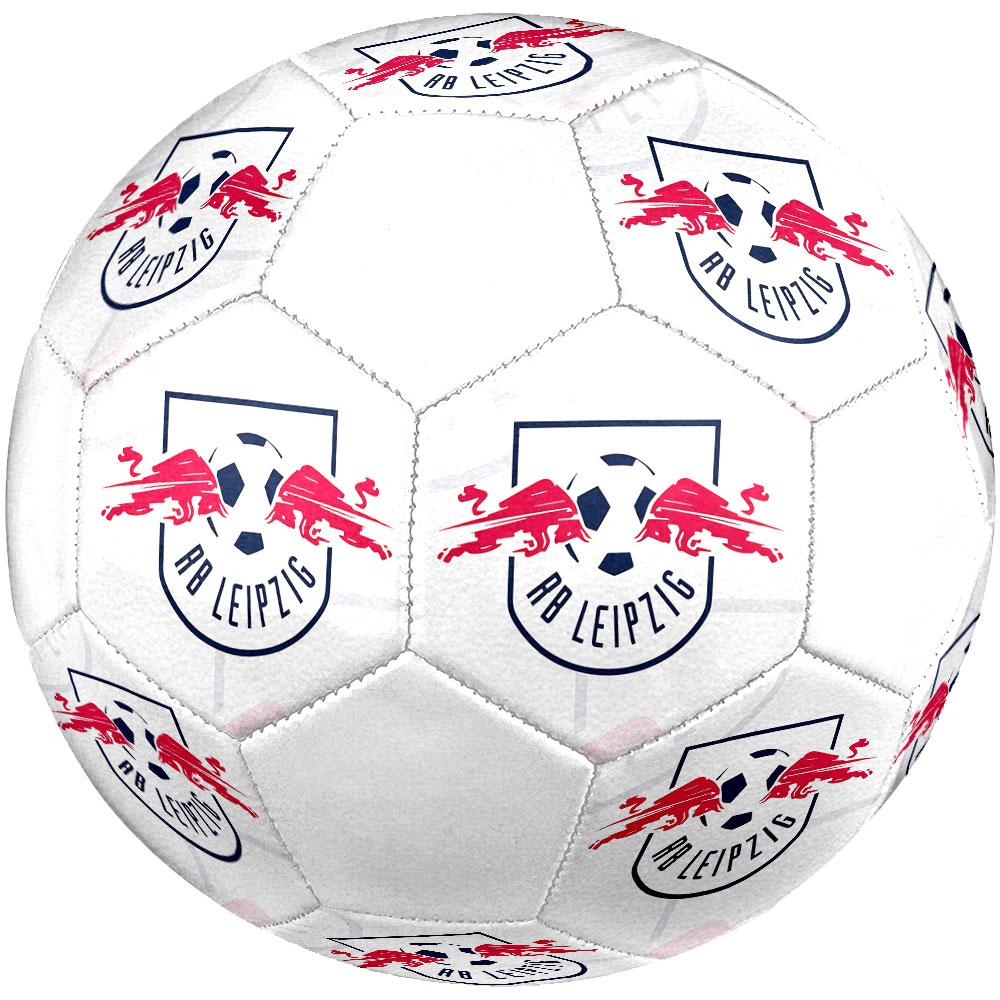 RB leipzig logo Size 5 Soccer Ball, Machine-Stitched PVC, Durable & High Bounce, All Ages Fit, fan merchandise, matches & outdoor use.