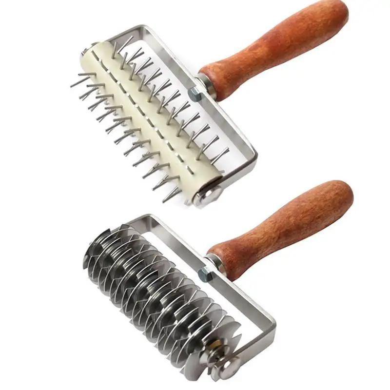 Стальной решетчатый ролик для вырезания теста, колесо для выпечки, хлеба, пиццы, тесто для пирогов, DIY, кухонная утварь, инструменты для готовки, нержавеющая сталь