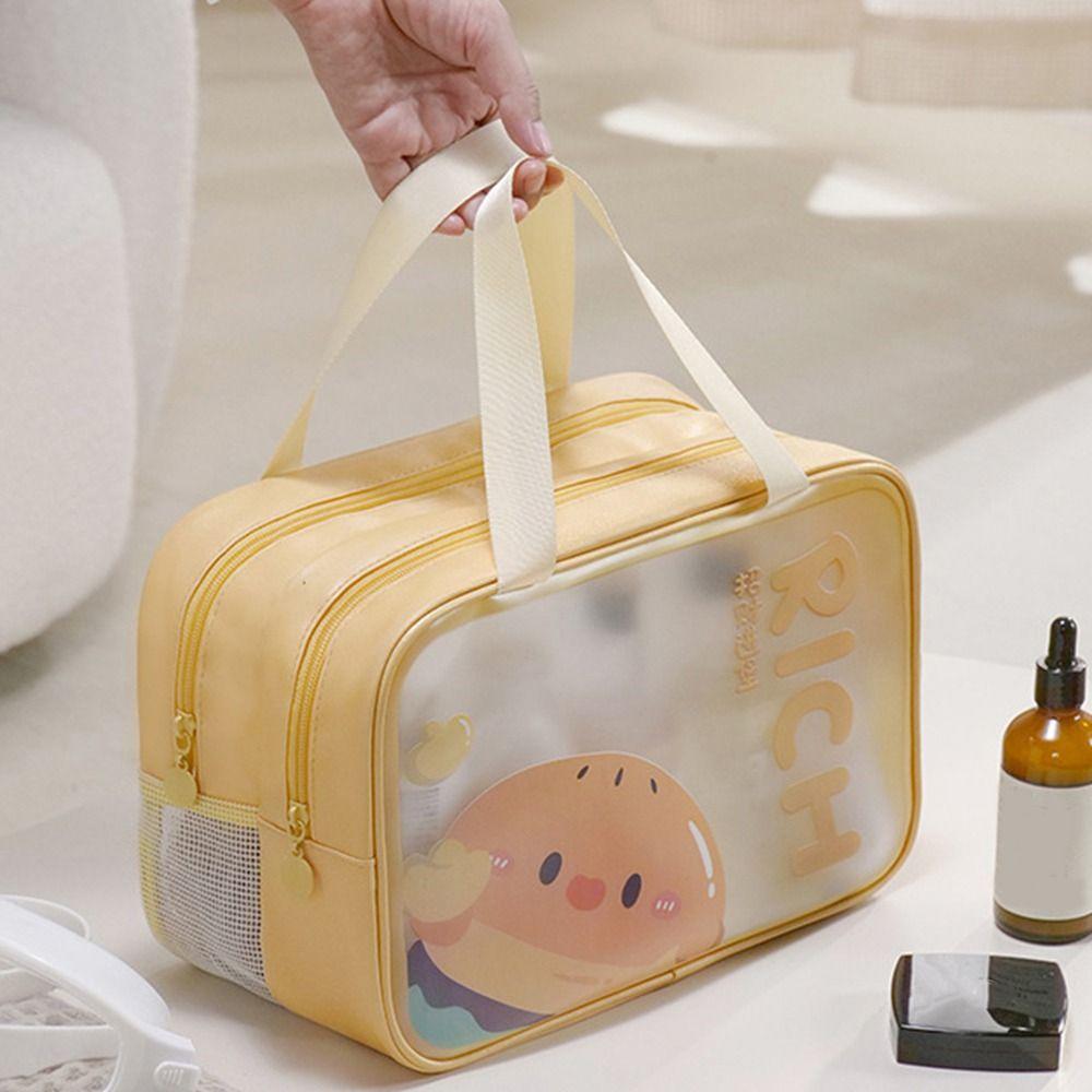 Large Capacity Travel Makeup Case Waterproof Cosmetics Storage Bag Simple Wash Bag for Home