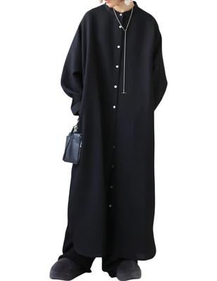 Женское платье большого размера Antiqua из вафельной ткани, черное, PK-01359, (L-XXL), 05,