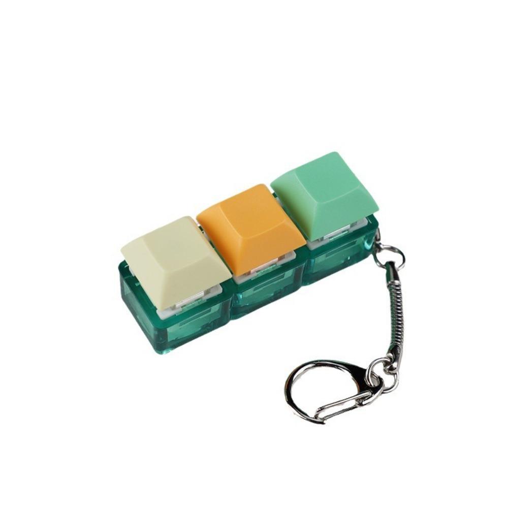 Сделай сам Клавиатура Фиджет Брелок Колпачок Кнопки Кликер Игрушка Новый Колпачок Клавиатуры для Пальцев Взрослый