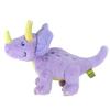 SunLemon Fluffy's Rainbow Triceratops Medium Plush Toy, 14 x 32 x 23cm, Colorful and Cute, Perfect for Social Media and Photo Shoots, Light Purple,