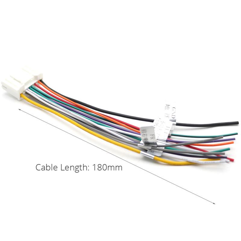 Car 20 Pin ISO Stereo AUDIO Wiring Harness Cable Adapter Plug Connector for Nissan Qashqai Livina Tiida CD Player Factory Radio