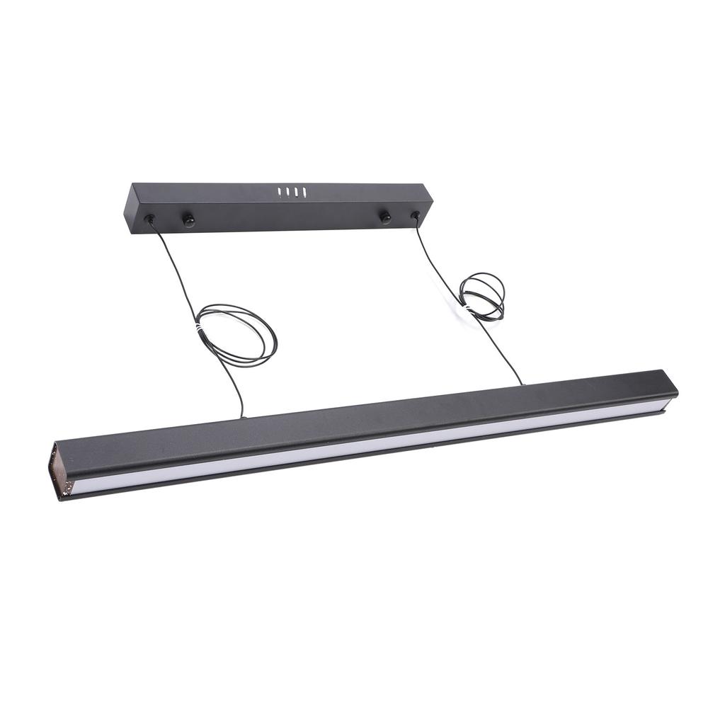 LED Chandelier Dimmable Modern Linear Pendant Light with Remote Control for Kitchen Island Living