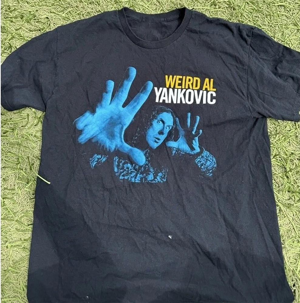 Новая футболка унисекс S-5XL с принтом Weird Al Yankovic Тур DO5212