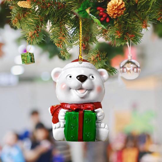 2023 С Новым годом Рождественские украшения DIY Рождественский подарок Снеговик Рождественская елка Животное Подвеска Кукла Подвесное украшение