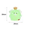 Luminous Cute Crown Pig Decoration Car Dashboard Resin Ornaments Mini Pig Night Fluorescence Decor Auto Interior Accessories