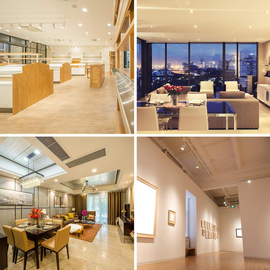 Светодиодные лампы 7W GU10, прожектор, для кухонь, спален, прихожих