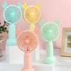 Portable Mini Handheld Small Desk Fan Cooler Cooling USB Rechargeable Fan