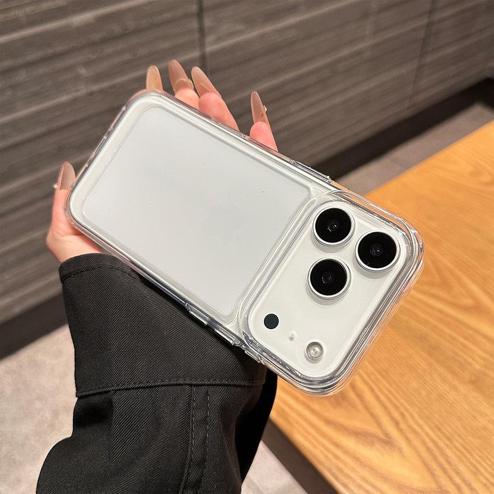 Роскошный прозрачный противоударный силиконовый чехол для iPhone17 Pro Max 17 Pro 17 Air Clear Защитная акриловая крышка