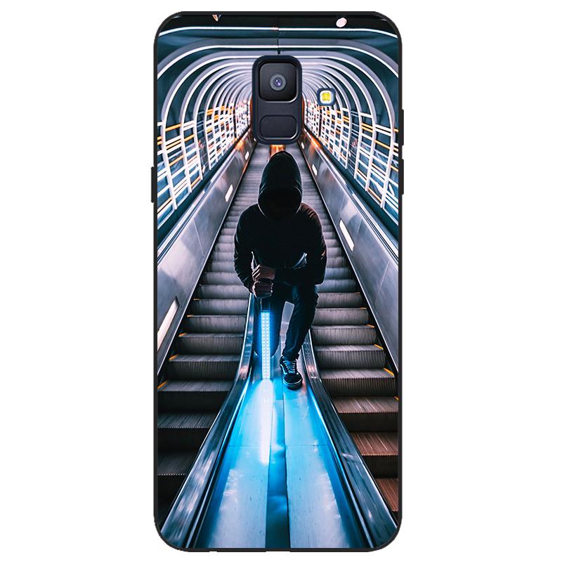 For Samsung Galaxy A6 2018 Silicone Case SIM SM A600 A600F Phone Case Tpu Case Coque Samsung Galaxy A62018 black