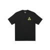 Palace Футболка Tri-To-Help, черные/ярко-зеленые топы унисекс P18TS233