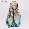 High-quality Luxurious Silk Scarves Headband Scarfs Neck Scarf For Women Chain Silk Scarf Women's Decorative Shawl