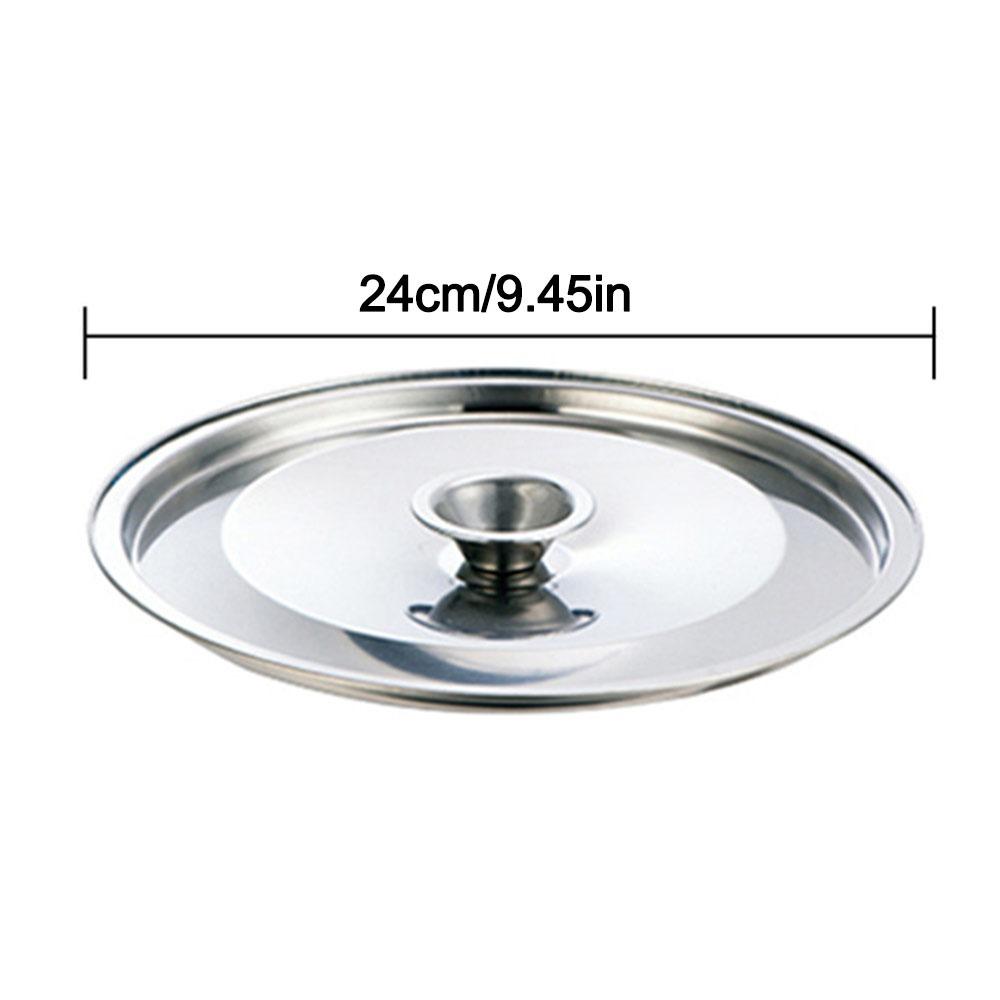 Новые крышки для кастрюль из нержавеющей стали 12-24 см, многоразовая крышка для посуды, крышка для ведра для приправ