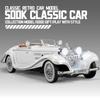 Ретро Стиль 1:24 Модель классического автомобиля из сплава Classic 500K и серии CLK-GTR, подходящая для молодых людей, чтобы коллекционировать и демонстрировать подарки и игрушки для мальчиков