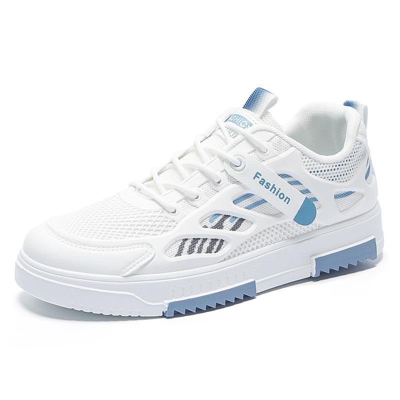 Летняя дышащая мужская обувь универсальная новая сетчатая тонкая мужская обувь для скейтборда трендовая универсальная мужская спортивная обувь на одной педали