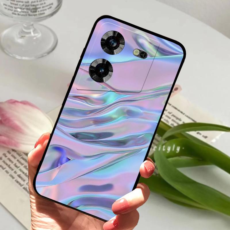 Чехол для Tecno Pova 5 Ударопрочный Мягкий ТПУ Силиконовый Чехол для Телефона Для Tecno Pova 5 Pova5 Funda Новый Capa Мультяшный Защитный Coque