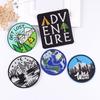 5 Pcs/pack Fusible Embroidery Patch Iron On Patches For Clothing Thermoadhesive Patches For Jackets Jeans Backpack Ironable Sewing Patch