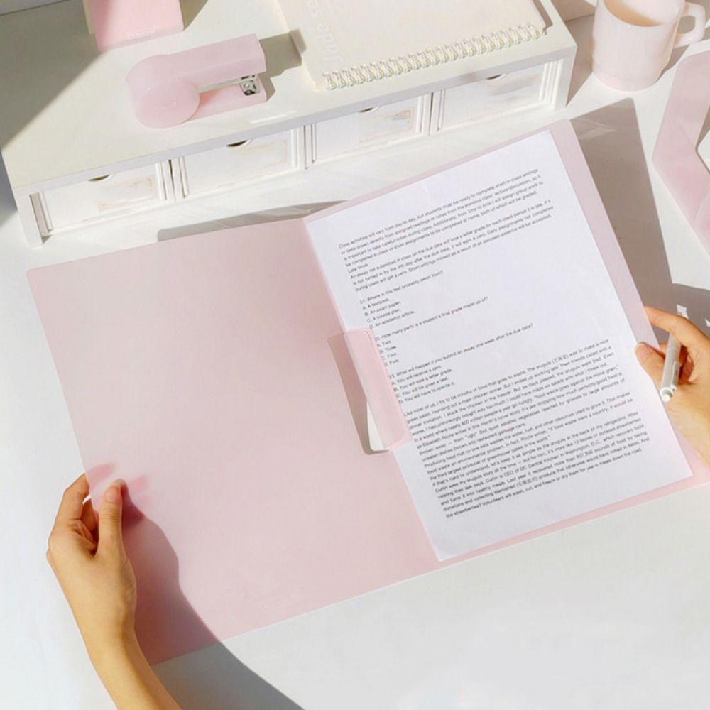 Папка-регистратор Candy Color Loose Leaf, вращающаяся, скрепка для бумаги для учеников и учителей