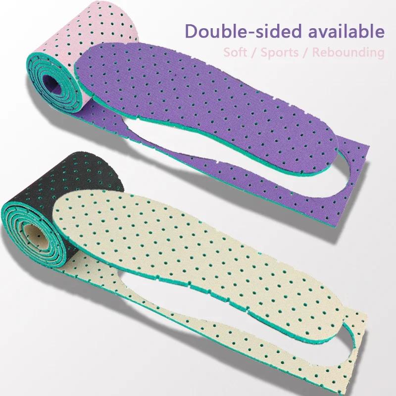 1Roll DIY Self-Cut Insoles Breathable Comfort Non Slip Shoe Pads Kids Adults Soft Plantar Fasciitis Memory Foam Shoes Cushion