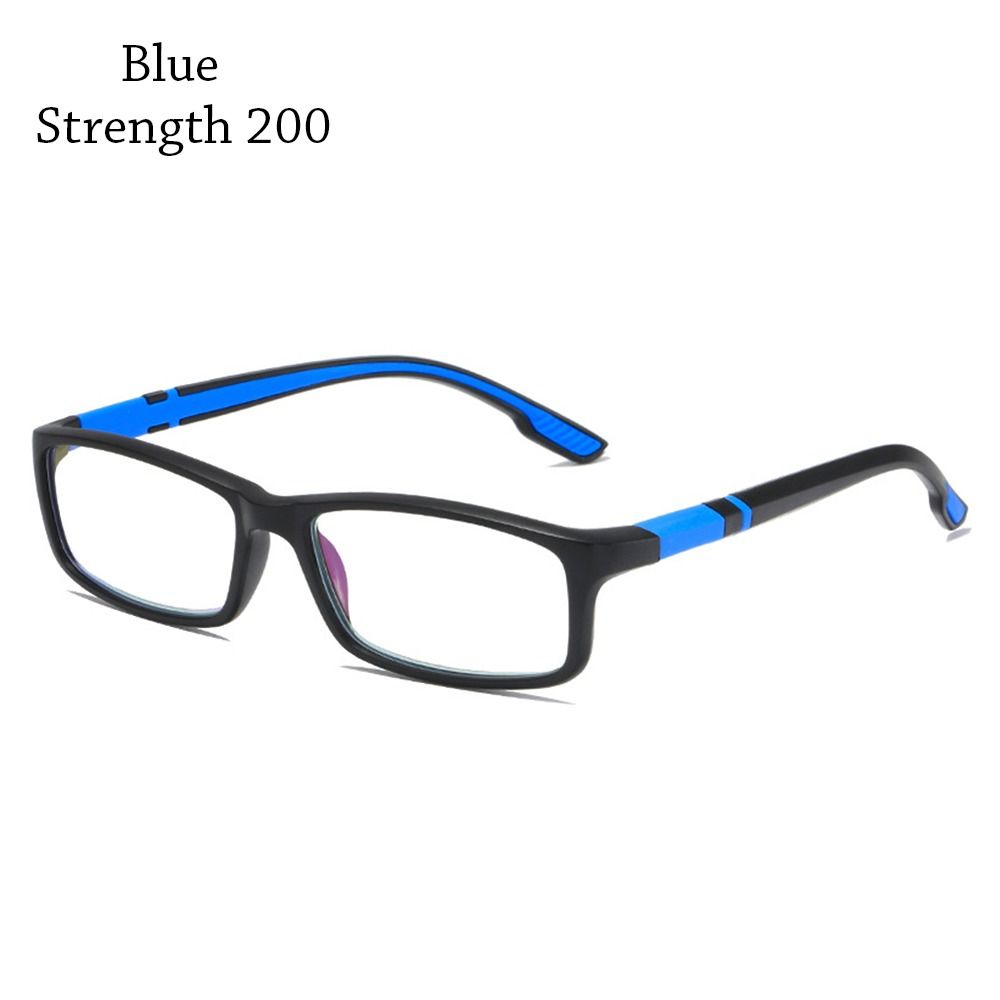 Eye Protection Oblong Eyeglasses Blue Ray Blocking Hyperopia Glasses  Men Women