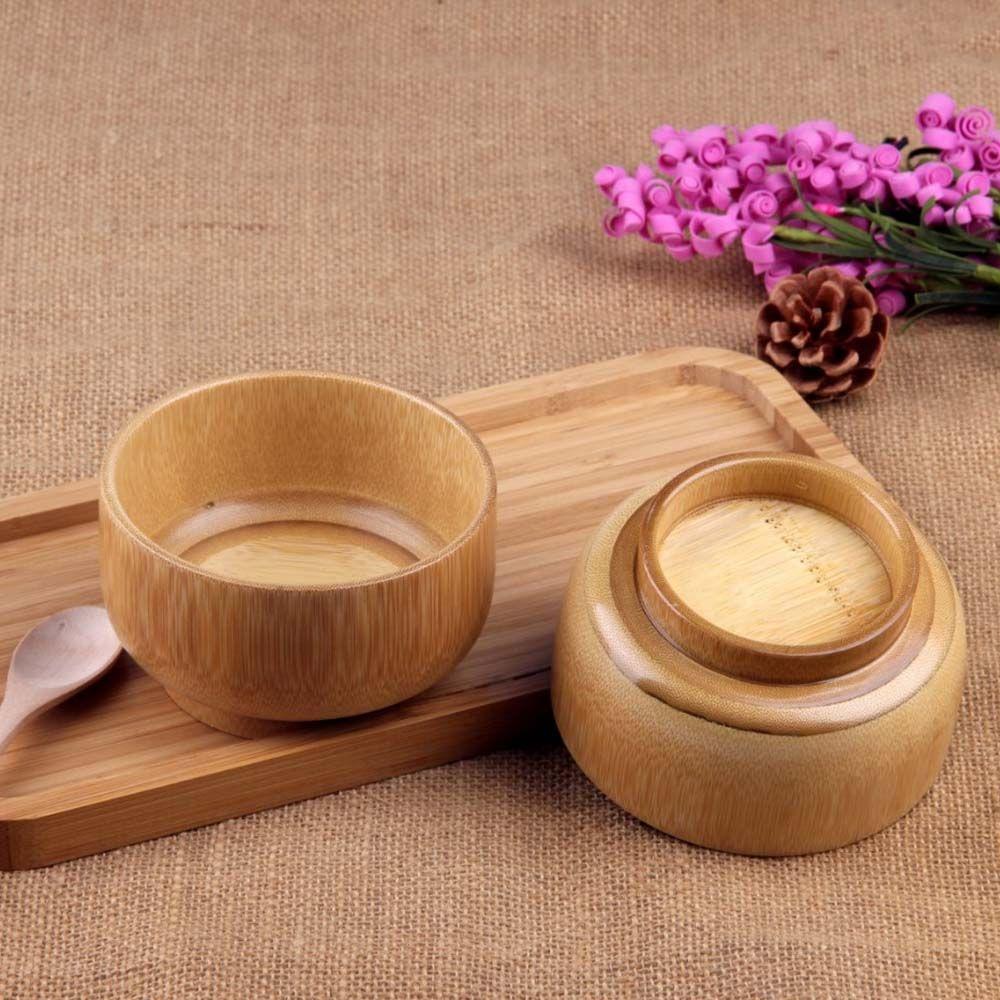 Kids Round Family Natural Soup Kitchen utensils Rice Rice Bowl Bamboo Bowl Vegan bowl Tableware