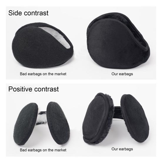 Унисекс зимние наушники толстые плюшевые защитные наушники ветрозащитный противоскользящий для поездок на работу на открытом воздухе катание на лыжах декоративные наушники