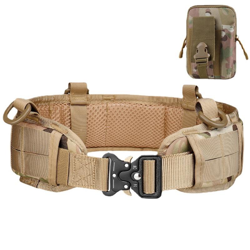 Outdoor Waist Belt Multi-Functional Quick Release Waist Seal Buckle Nylon Waistband