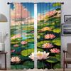 Summer Curtains for Living Room Curtain Anti-mosquito Curtains 2 Pieces Partition Shades Tulle for Bedroom Halloween Decoration