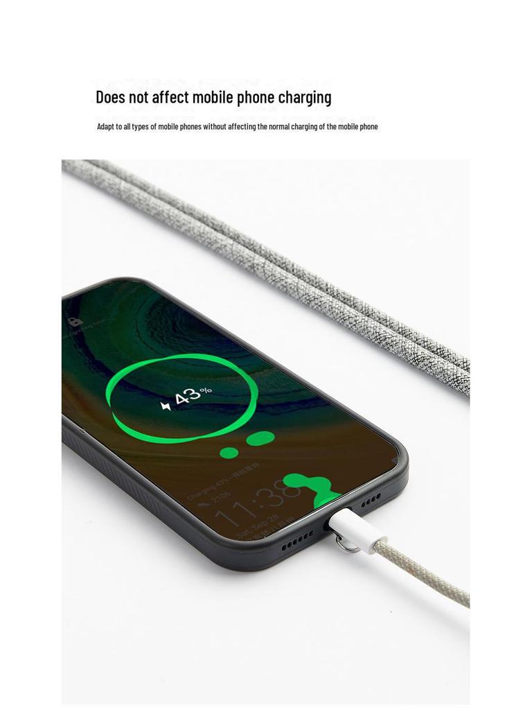 7mm Thick Polyester Mobile Phone Crossbody Lanyard with Stainless Steel Back Sticker