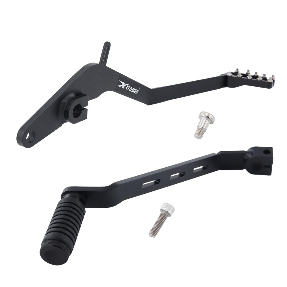 For Kawasaki KLR650 KLR 650 1987-2015 2016 2017 2018 Motorcycle Rear Foot Brake Pedal Lever Folding Gear Shifter Shift Lever