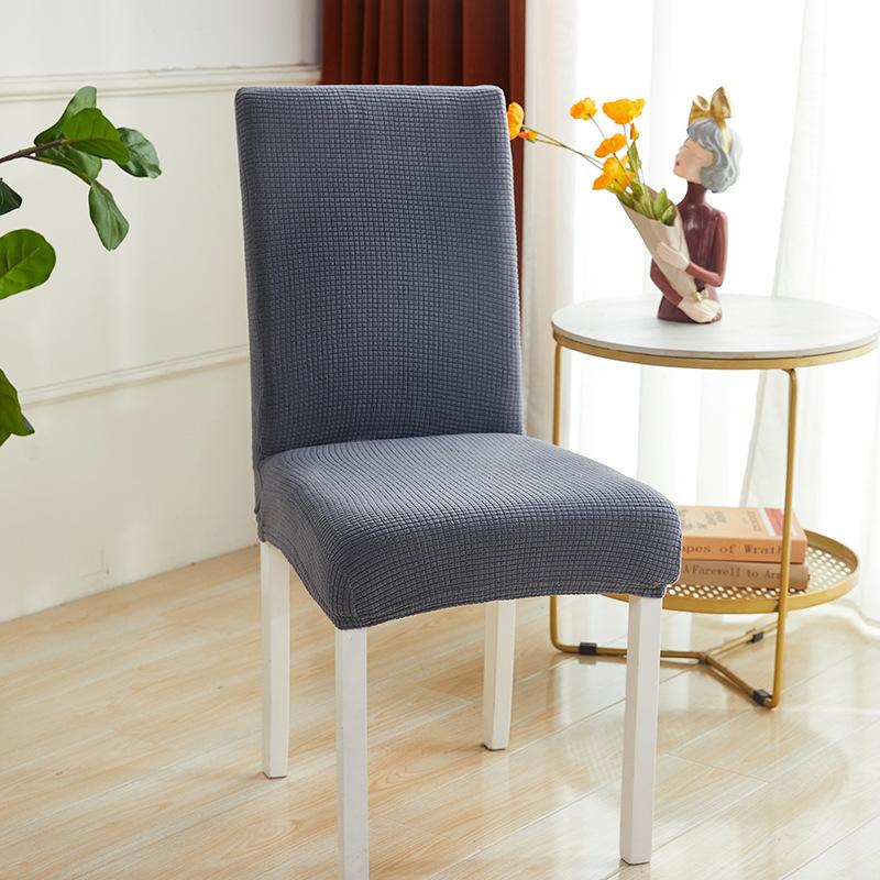 Jacquard Chair Covers Spandex Stretch Seat Slipcover Removable For Wedding Dining Room Banquet Office Housse De Chaise