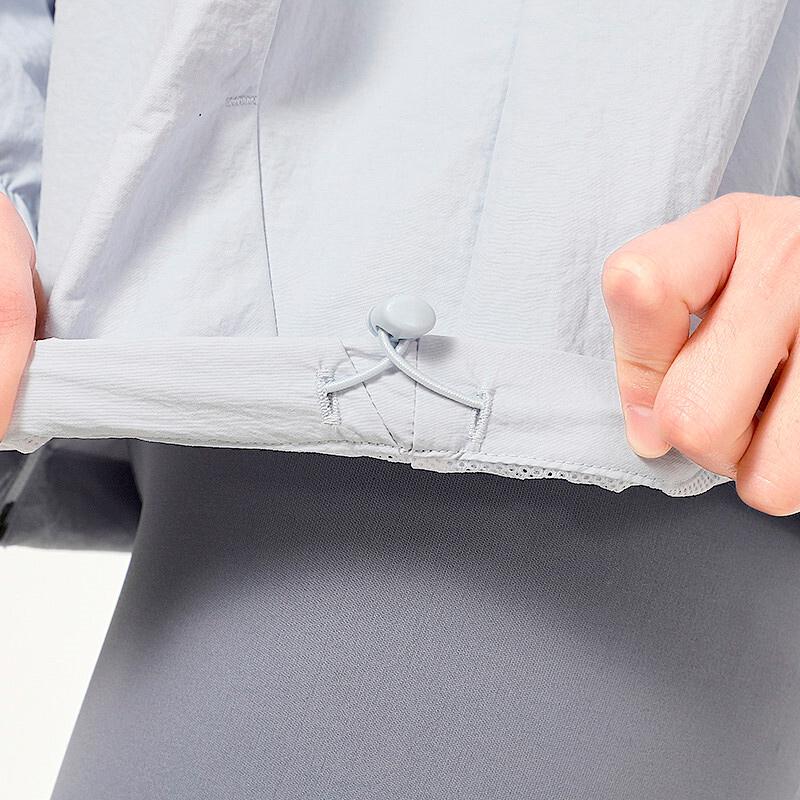 Adidas Neo Training Windbreaker Jacket With Hood And Print Women Jacket White Blue GP5423