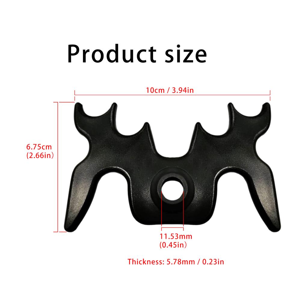 Пластиковая насадка-мостик для кия для пула, насадка-мостик с прорезью, портативный мостик Mooseheads, долговечная насадка-мостик, подставка для кия для бильярда