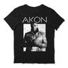 Футболка Akon Akon хип-хоп черная футболка Унисекс Все размеры от S до 45XL Унисекс футболка