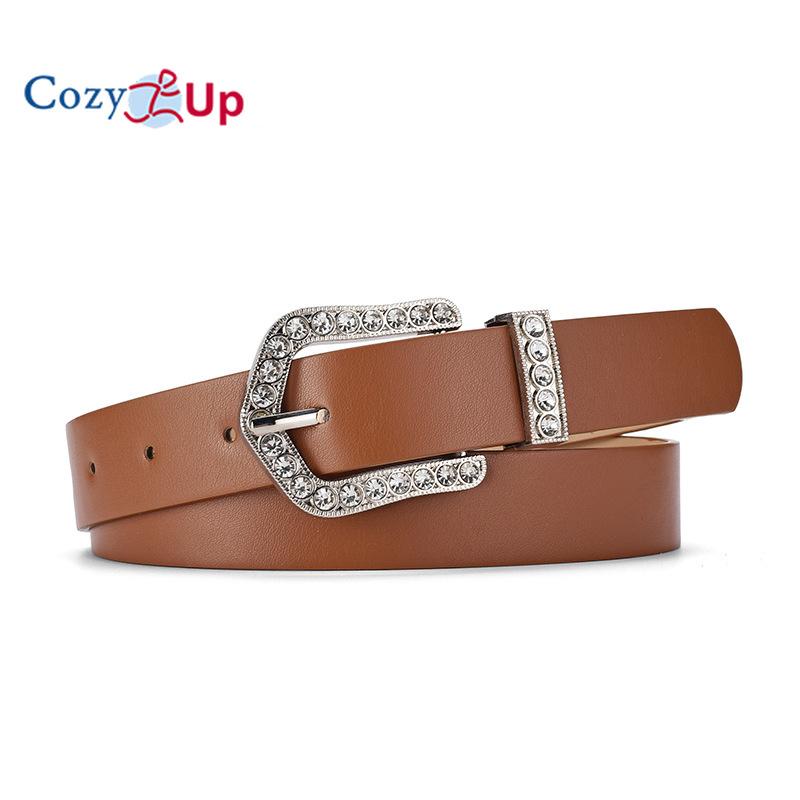 Элегантный ремень с пряжкой и инкрустацией стразами, ветровка, пуховик, простой декоративный пояс для женщин
