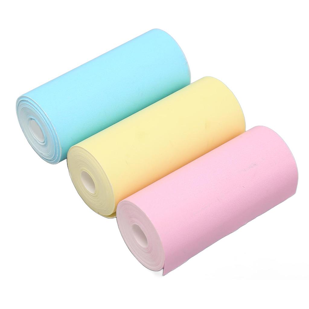 12 рулонов цветной мини-печатной бумаги для мини-термопринтера самоклеящаяся бумага для печати