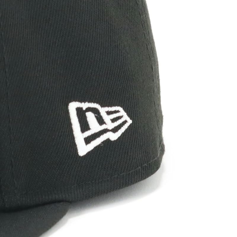 [New Era] колпачок 59FIFTY черный/белый 7 1/4 Однотонный цветной колпачок