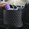 Кожаная подвесная сетка для хранения автомобильного сиденья
